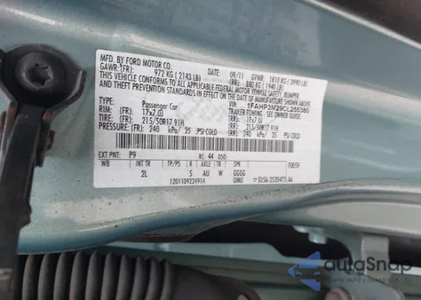 2012 Ford Focus Sel from USA, damaged, VIN 1FAHP3M29CL255380